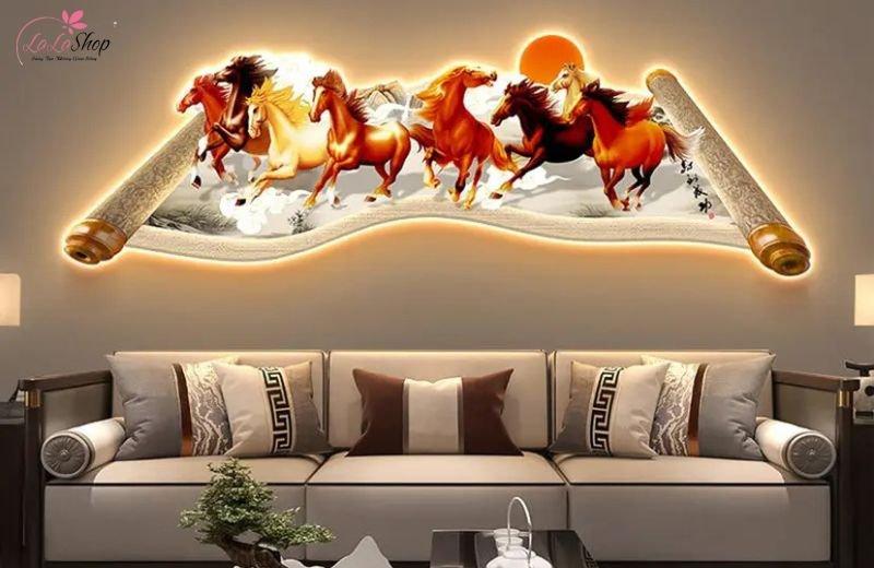 Tranh đèn led - Xu hướng trang trí mới nhất 2025
