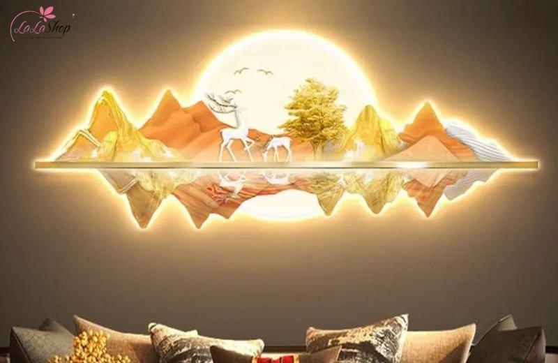 Tranh đèn LED – Sự kết hợp độc đáo giữa nghệ thuật và ánh sáng