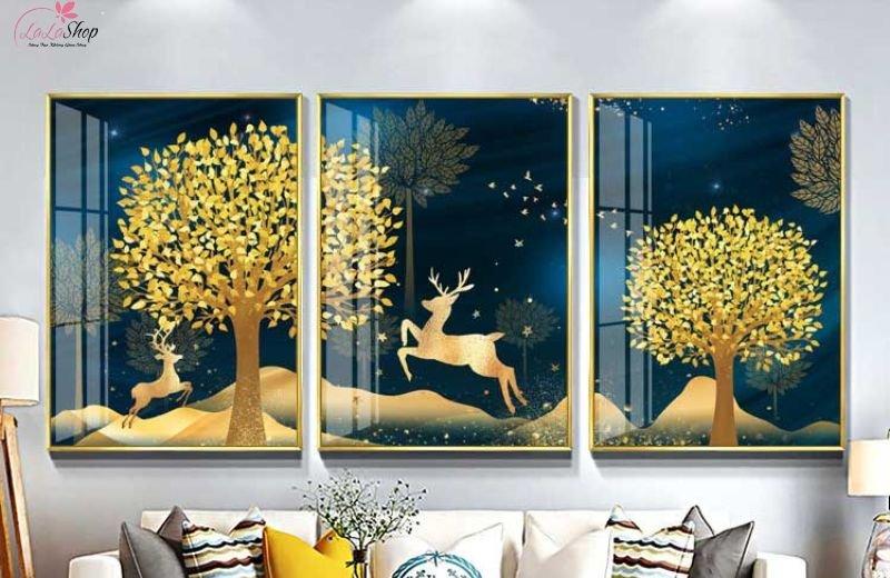 tranh tráng gương 3d, 5d