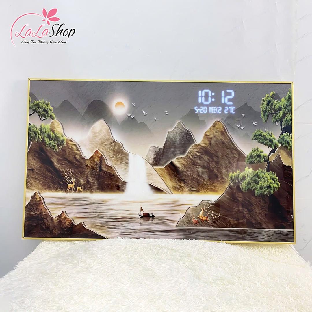 Tranh Đồng Hồ Điện Tử Treo Tường Chân Dung Những Nhà Lãnh Tụ Vĩ Đại