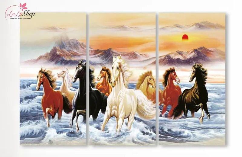 Tranh treo tường phòng khách – Sang trọng, đẳng cấp