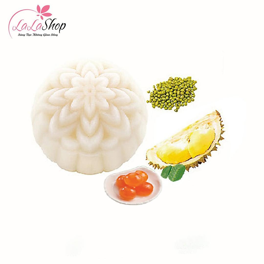 Bánh Trung Thu Kido Dẻo Đậu Xanh Sầu Riêng 1 trứng 180gr (DSR1)