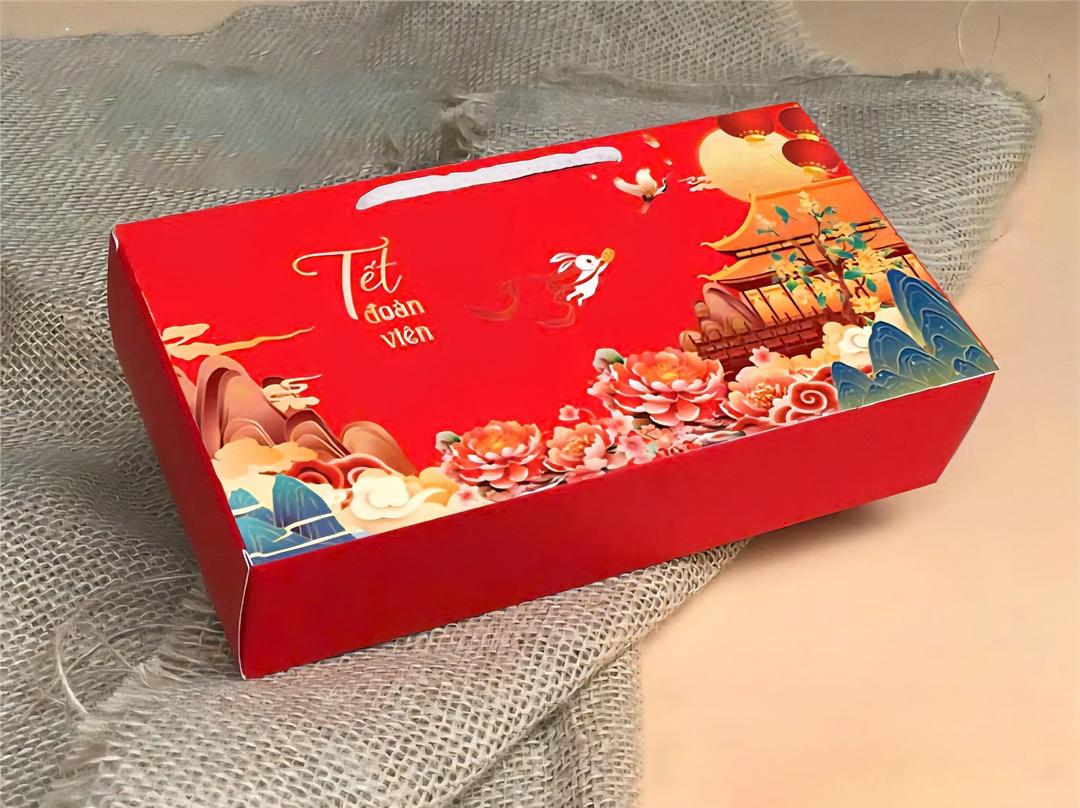 Hộp 2 Bánh Trung Thu Hạc Ngọc Đoàn Viên Tân Dân Lợi