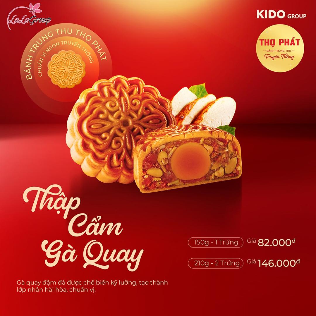 Bánh Trung Thu Thọ Phát Thập Cẩm Gà Quay 1 Trứng 150g (TG1)