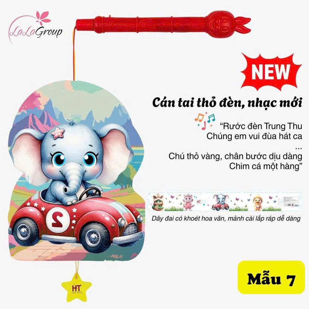 Lồng đèn trung thu kèm nhạc vui nhộn, nhiều mẫu đáng yêu cho bé