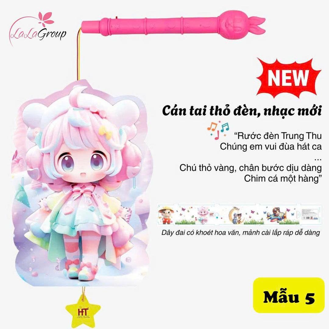 Lồng đèn trung thu kèm nhạc vui nhộn, nhiều mẫu đáng yêu cho bé