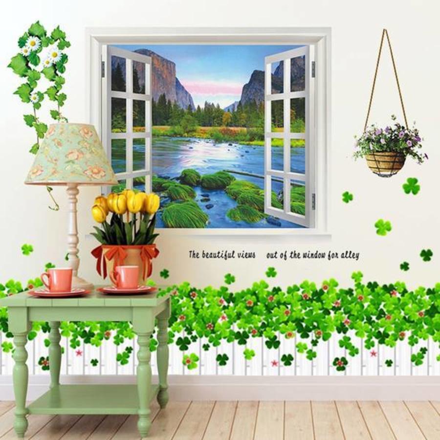 Những hình ảnh sông động của Decal dán tường phòng khách và phòng ngủ sẽ mang lại cho bạn cảm giác tươi mới và đầy sức sống