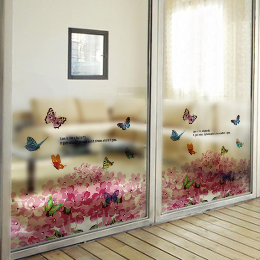 Những mẫu Decal dán kính mờ trơn đẹp mắt, hài hòa và phù hợp với không gian