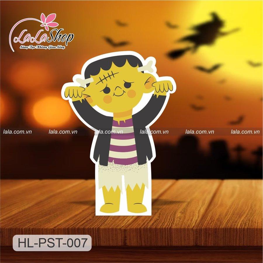 Standee Trang Trí Halloween Cậu Bé Zoombie