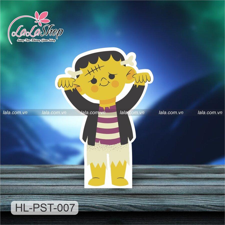 Standee Trang Trí Halloween Cậu Bé Zoombie