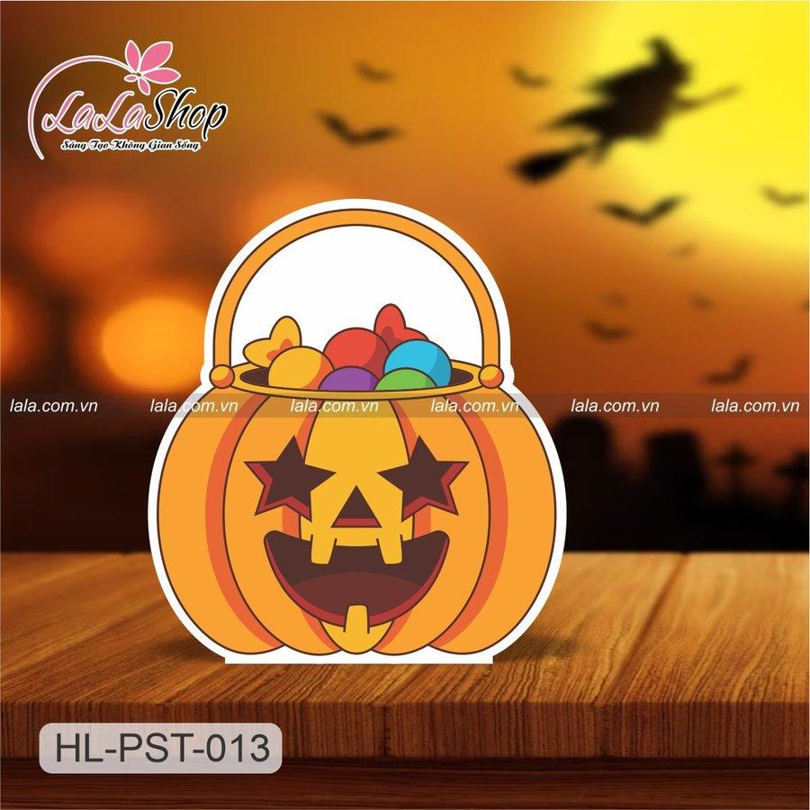 Standee Trang Trí Halloween Bí Ngô Ngộ Nghĩnh