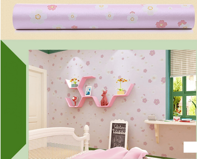 Giấy Decal cuộn hoa mai hồng