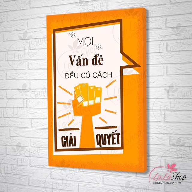 Tranh văn phòng mọi vấn đề đều có cách giải quyết