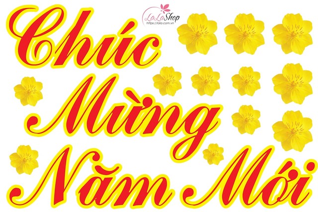 Decal Tết Chúc Mừng Năm Mới