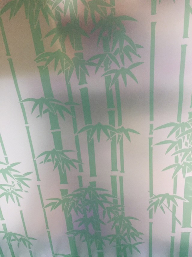 Decal cuộn kính mờ trúc xanh khổ 0.9m