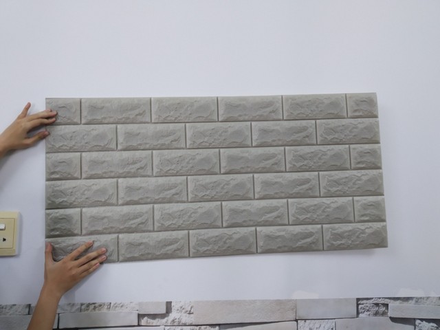 Xốp đá Hàn Quốc cao cấp màu xám nhạt