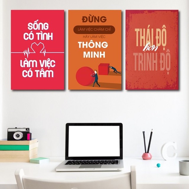 combo tranh văn phòng 45