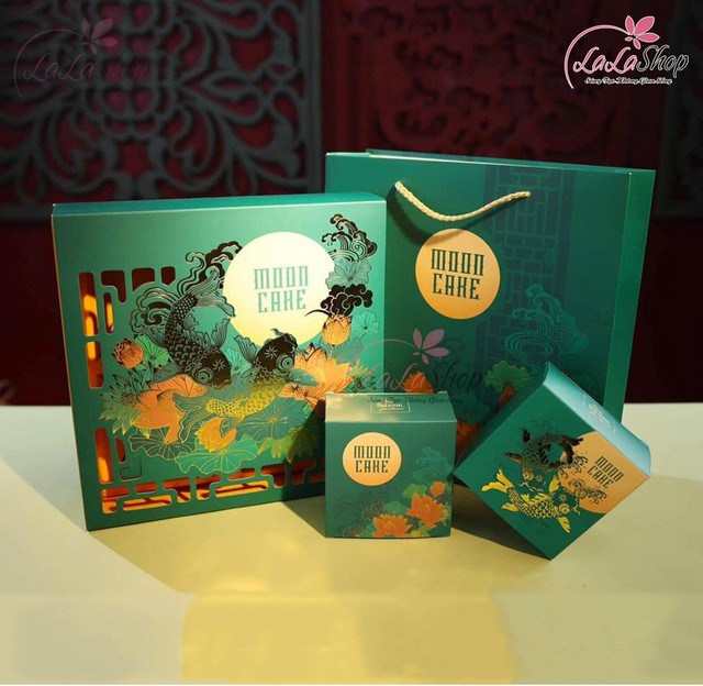 Hộp 4 bánh trung thu Tết sum vầy Tân Dân Lợi