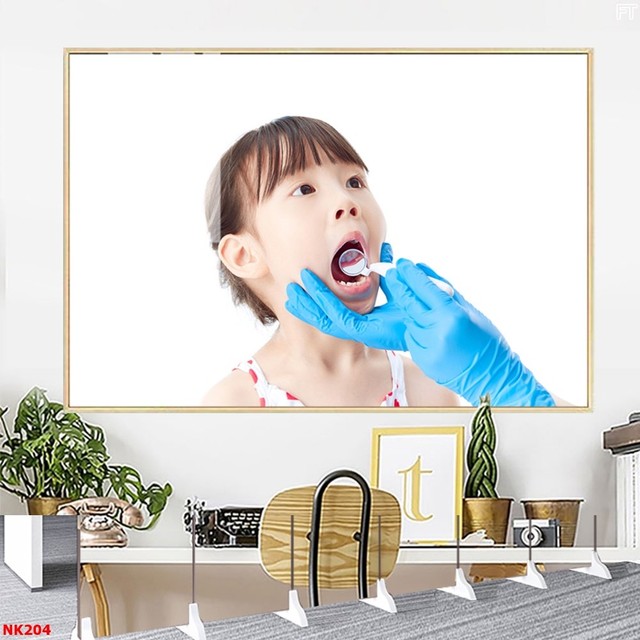 Tranh Treo Tường Nha Khoa Bảo Vệ Răng Chắc Khoẻ 9