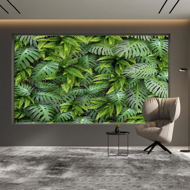 Tranh Dán Tường 3D Lá Dương Xỉ