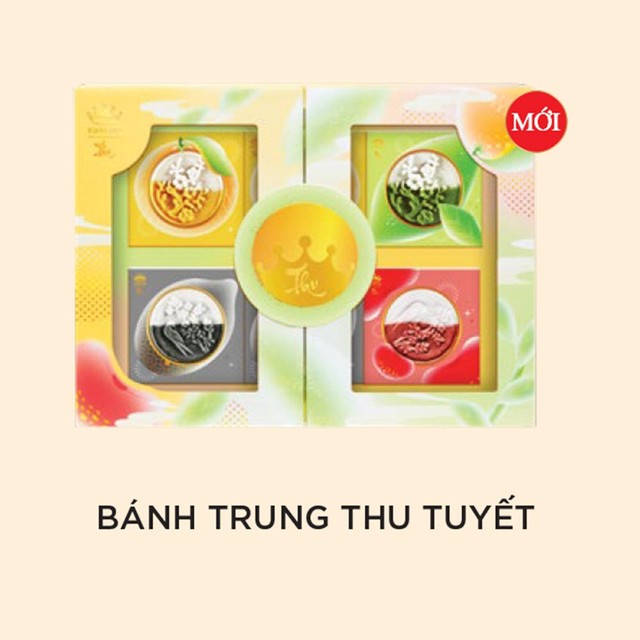 Bánh trung thu Kinh Đô Tuyết - Hộp 6 bánh (T6)
