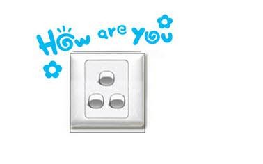 Decal dán ổ điện how are you