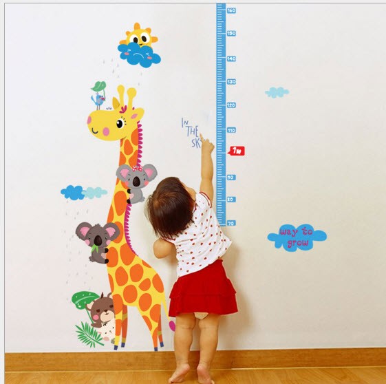 Decal thước đo hươu 10