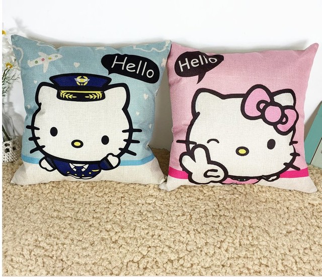 Vỏ gối hello kitty