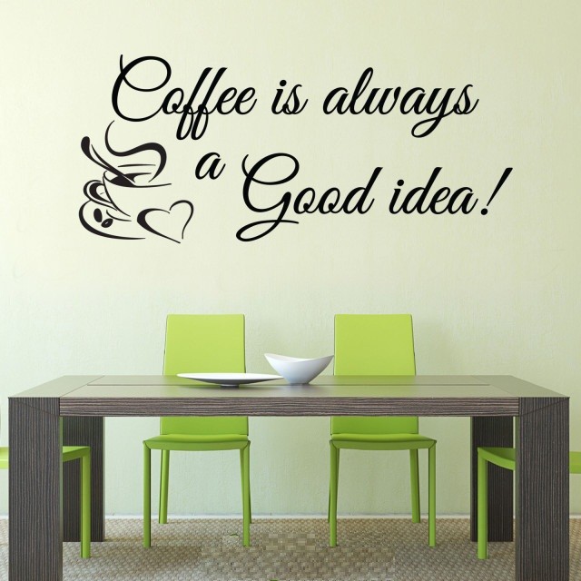 Decal dán tường Coffee 2