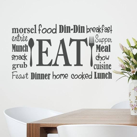 Decal dán tường EAT