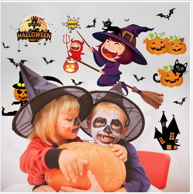 Decal 2 Mặt Halloween 4