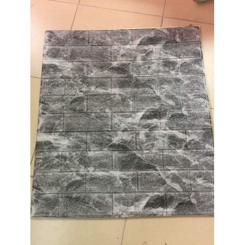 Xốp đá dán tường giá rẻ giả đá màu xám
