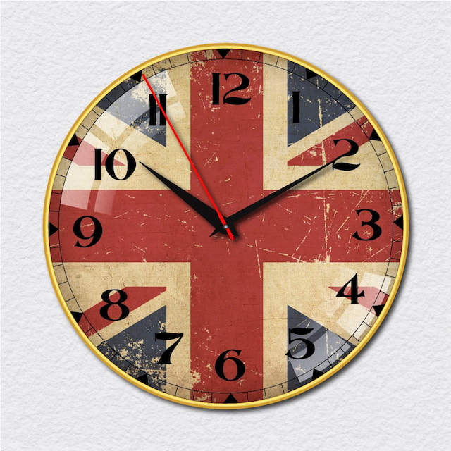 Đồng hồ vintage quốc kỳ Anh