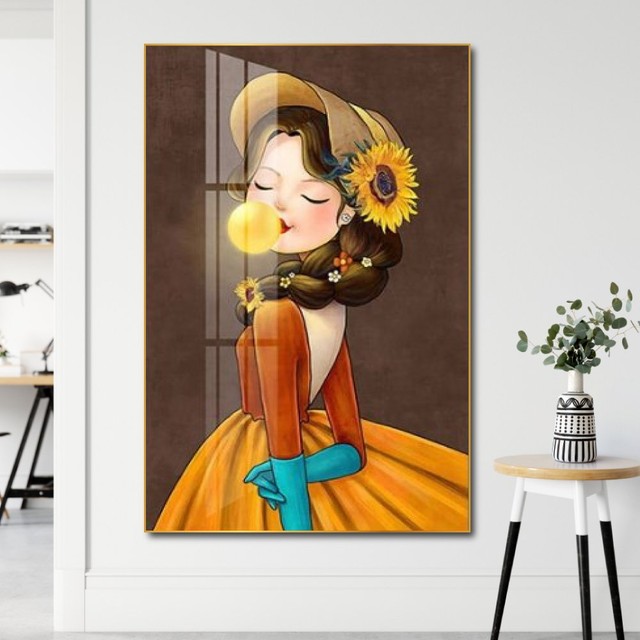 Tranh Treo Tường Cô Gái Nghệ Thuật 17
