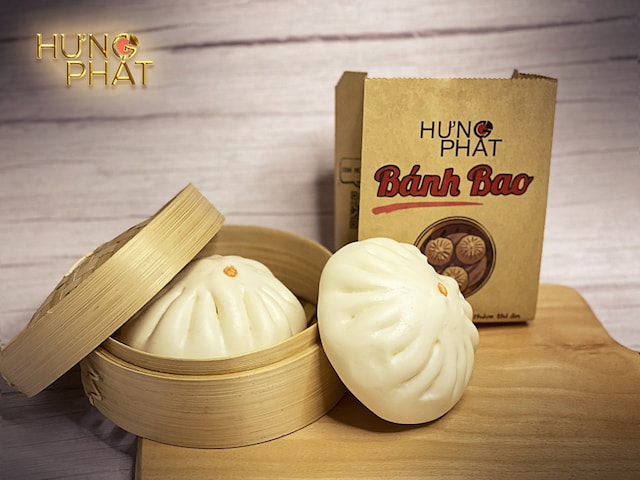 Bánh bao sạch Hưng Phát túi 4 cái