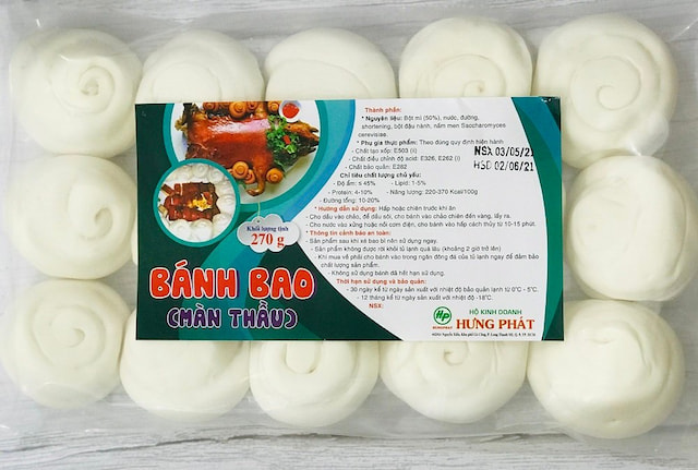 Bánh màn thầu vị heo sữa quay hưng phát 330gr