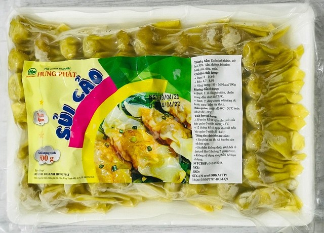 Sủi cảo sạch Hưng Phát 500gr