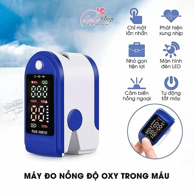 Máy đo nồng độ Oxy trong máu, đo nhịp tim, huyết áp chính xác và tiện lợi (Y Tế)