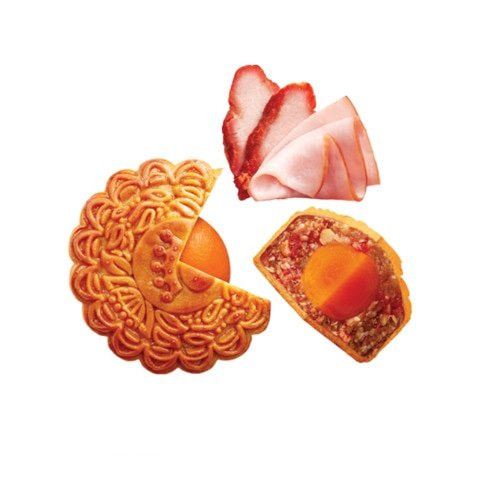 Bánh Trung Thu Kinh Đô Jambon Xá Xíu đặc biệt 2 Trứng 210g (3)