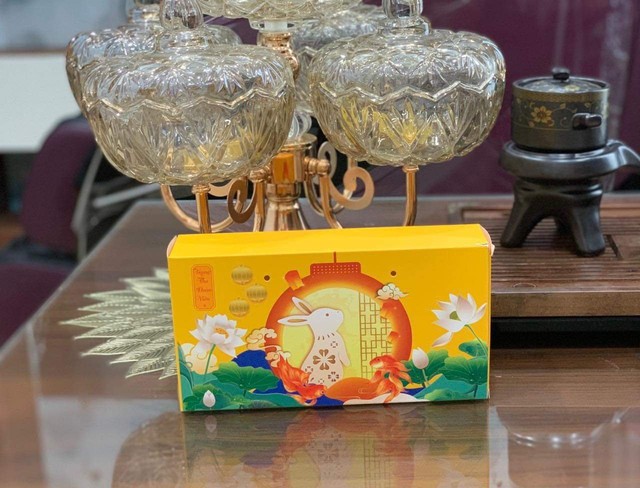 Vỏ Hộp đựng 2 bánh trung thu thỏ ngọc đoàn viên