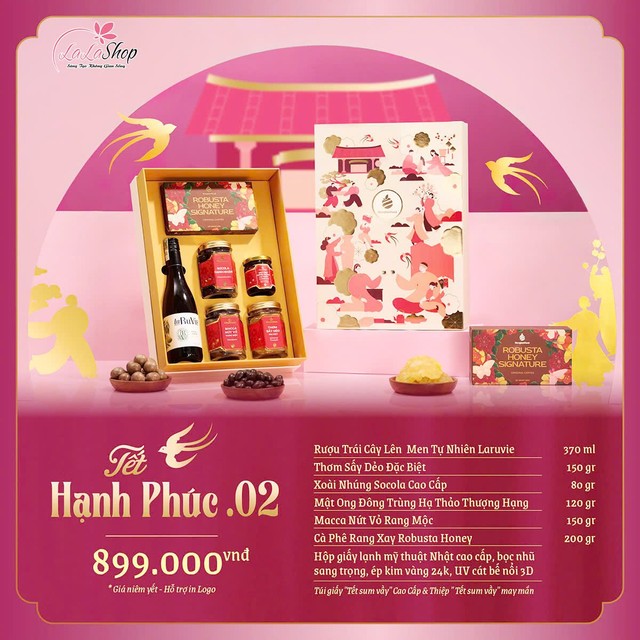 Hộp Quà Tết Hạnh Phúc 02