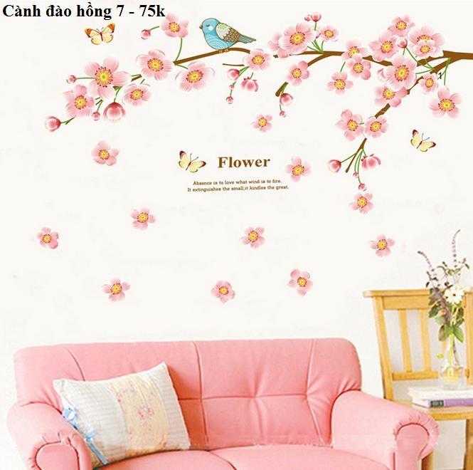 Cành đào hồng 7