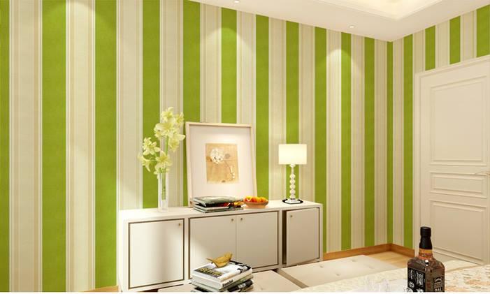 Giấy decal cuộn sọc xanh lá