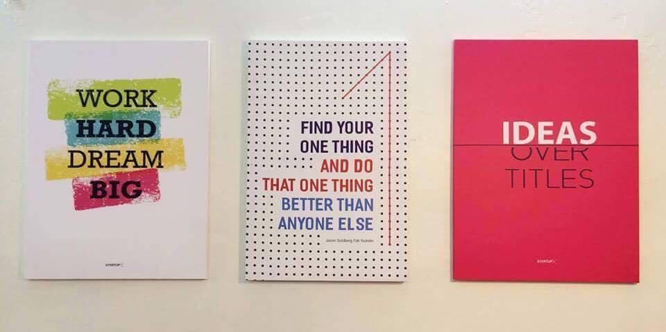 Tranh văn phòng sáng tạo khắc có gạo ăn