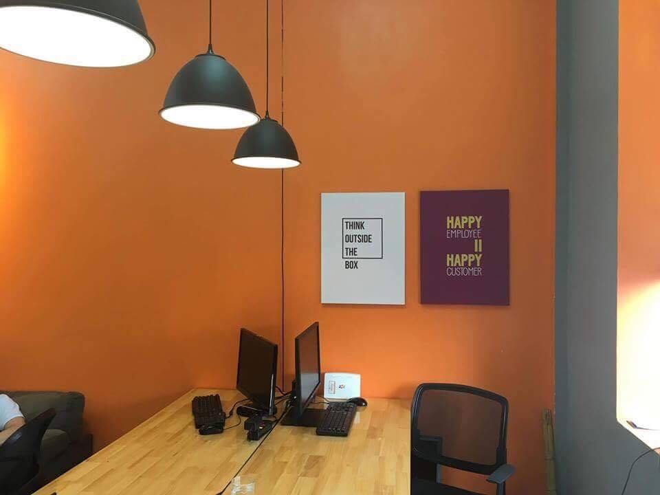 Tranh văn phòng sáng tạo khắc có gạo ăn