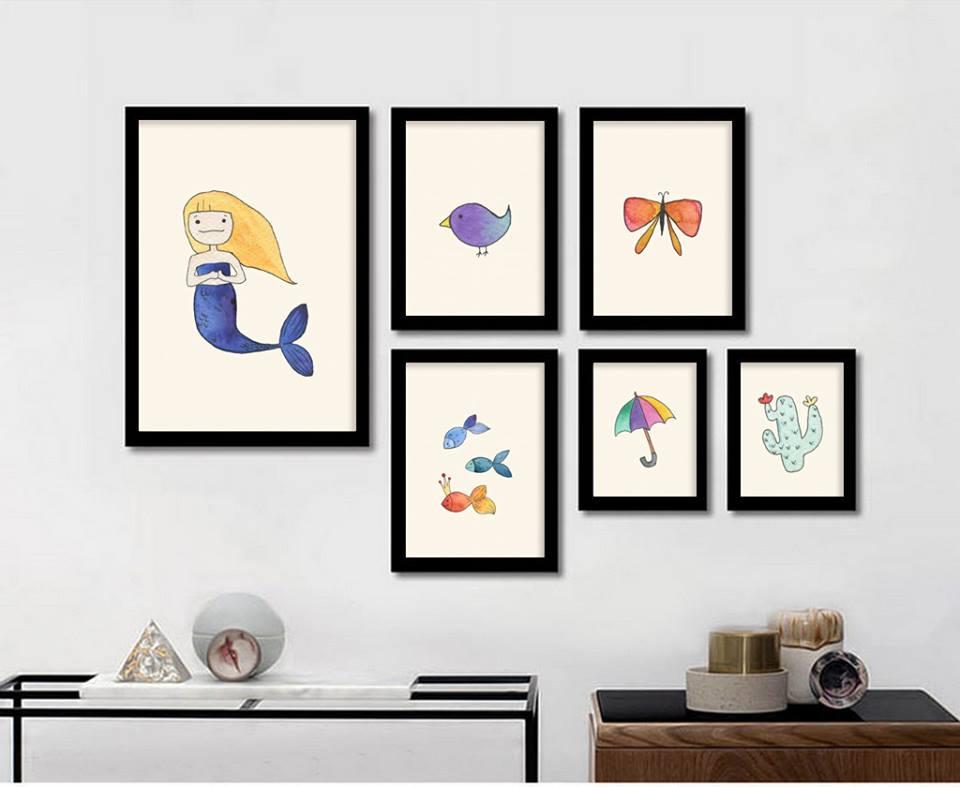 Bộ khung ảnh nàng tiên cá