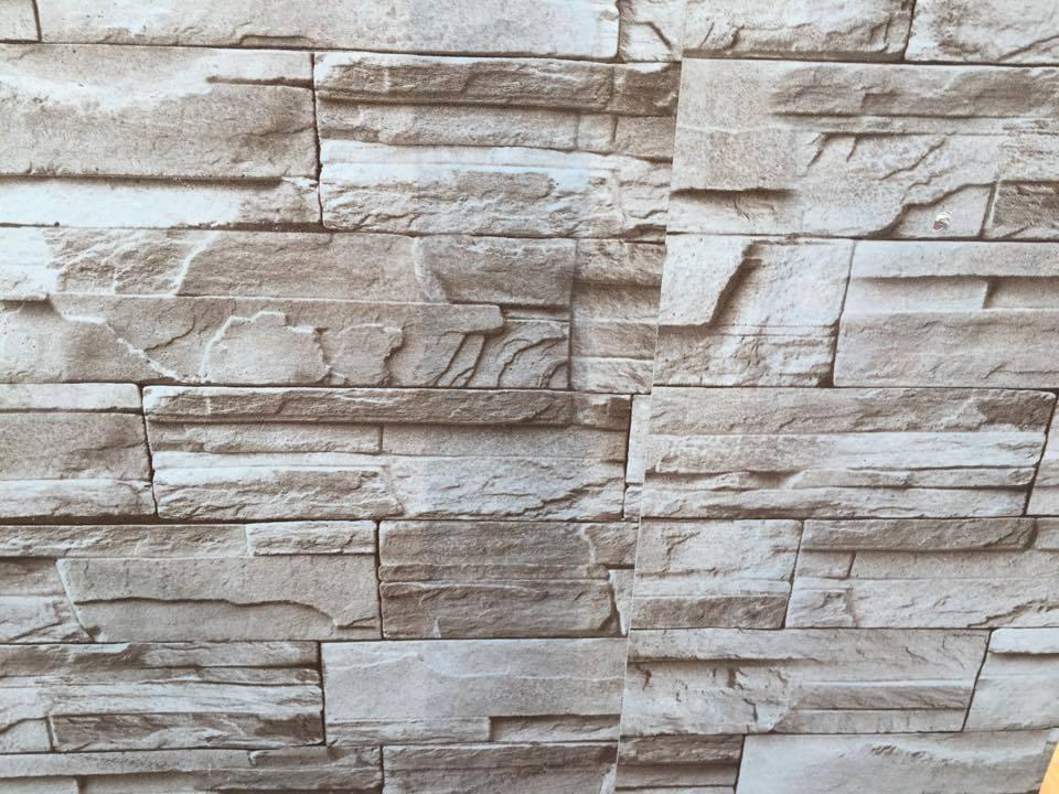 Giấy Decal Cuộn Gạch Nâu 2 Khổ 1.2m