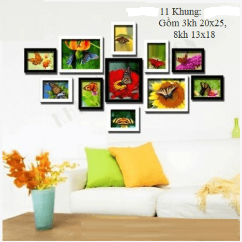 Khung gỗ bộ 11 khung - KG006