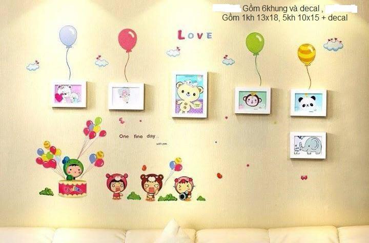 Khung ảnh bộ 6 khung - KA028