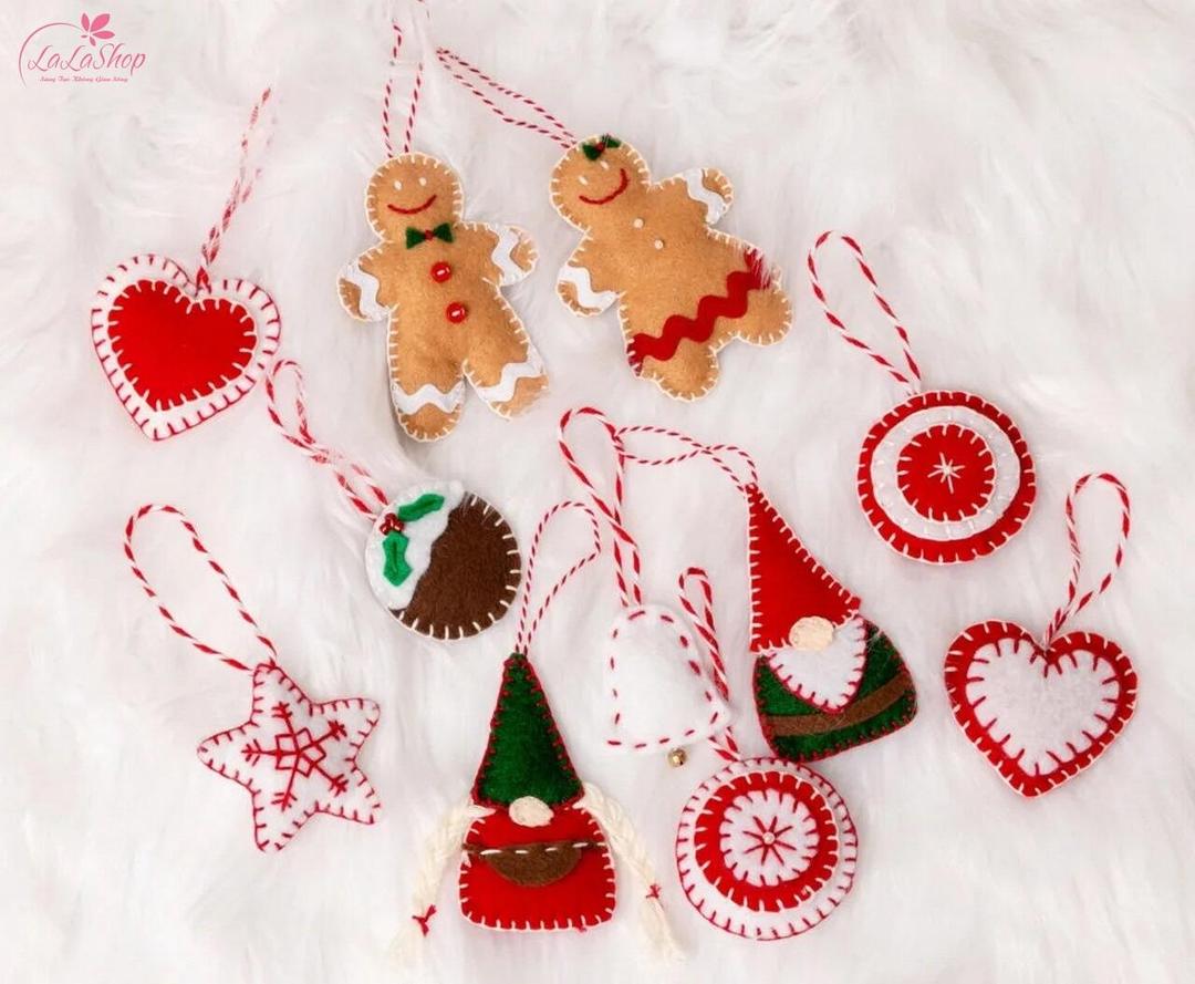 Các mẫu phụ kiện handmade trang trí Noel độc đáo và ấn tượng mẫu 10